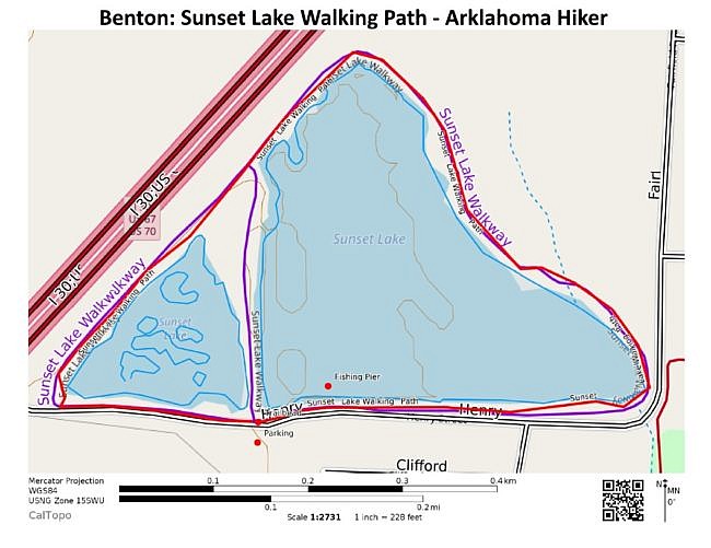 Benton: Sunset Lake Park Walking Path photo