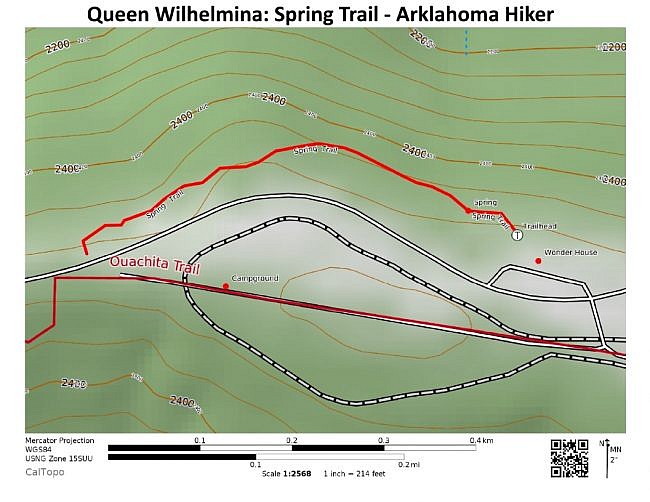 Queen Wilhelmina: Spring Trail – 1 mi (o&b) photo