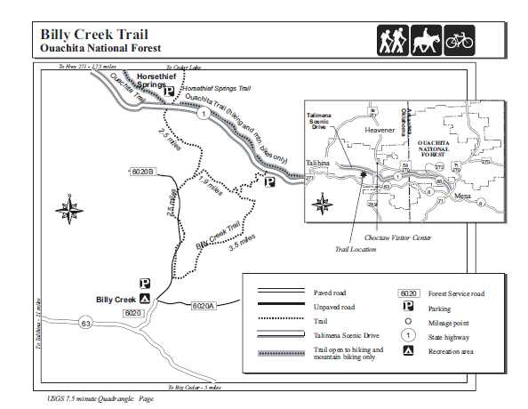 Billy Creek Trail - North Loop (Ouachita Forest) - 7 mi photo