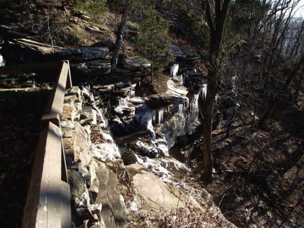 Mount Nebo: Waterfall Photos with Icicles photo
