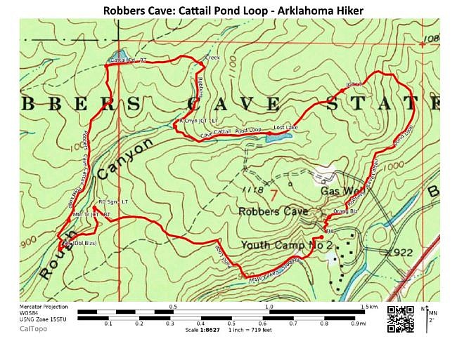 Robbers Cave: Cattail Pond/Rough Canyon Trail Loop – 4 mi photo