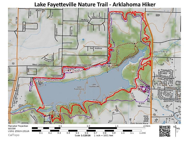 Lake Fayetteville Nature Trail - 6 mi | Arklahoma Hiker