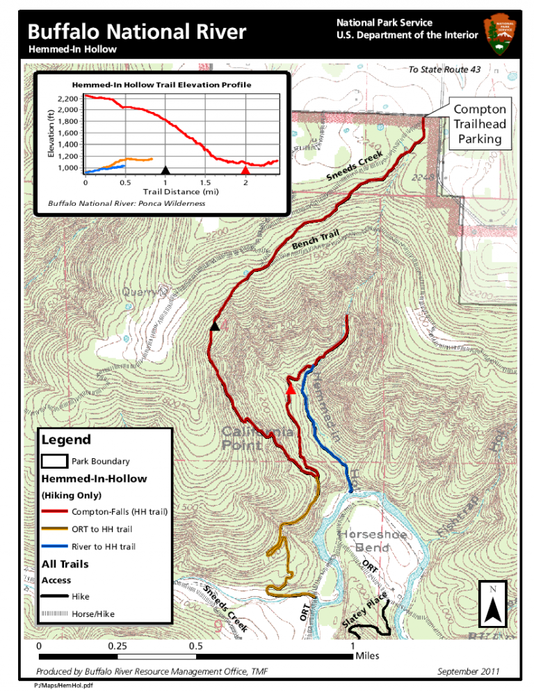 Hemmed-in Hollow Falls Trail (Buffalo River) – 5 mi (o&b) | Arklahoma Hiker