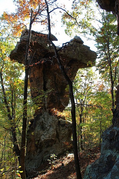 Pedestal Rocks Trail (Ozark Forest) Fall Pics photo