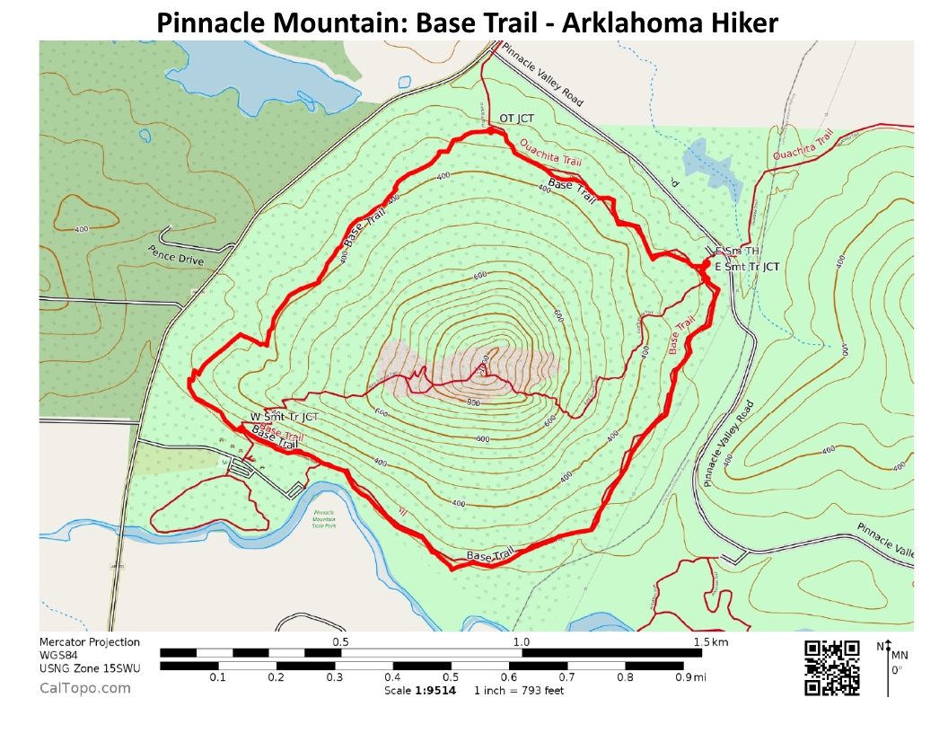 Pinnacle Mountain Base Trail 3 Mi Arklahoma Hiker Pinnacle Mountain Base Trail 3 Mi Arklahoma Hiker