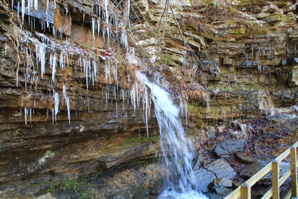 Devil's Den: Twin Falls Winter Pics photo