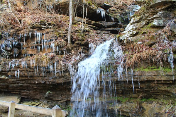Devil's Den: Twin Falls Winter Pics photo