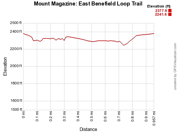 Mount Magazine: Benefield East Loop Trail - 1 mi photo
