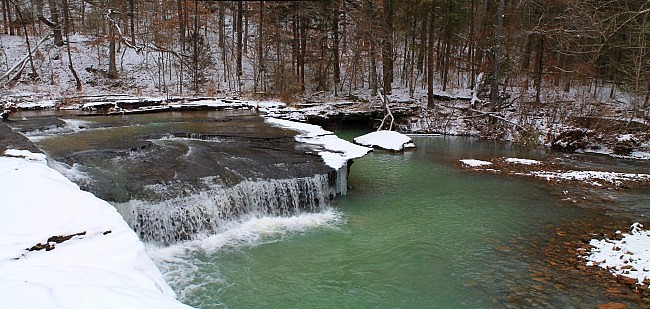 Haw Creek Falls Winter Pics (Ozark Forest) photo