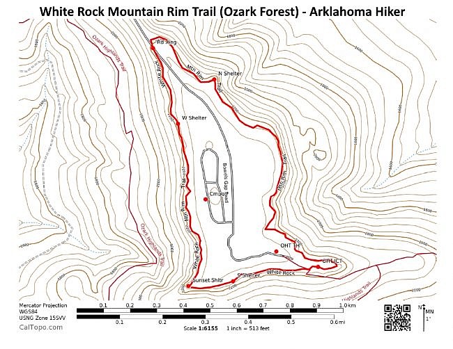 White Rock Mountain Rim Trail (Ozark Forest) - 2 mi photo