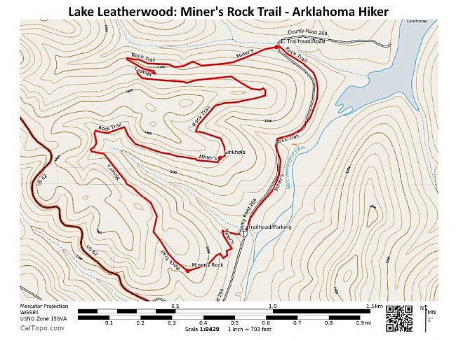 Lake Leatherwood: Miner’s Rock Trail – 4 mi photo