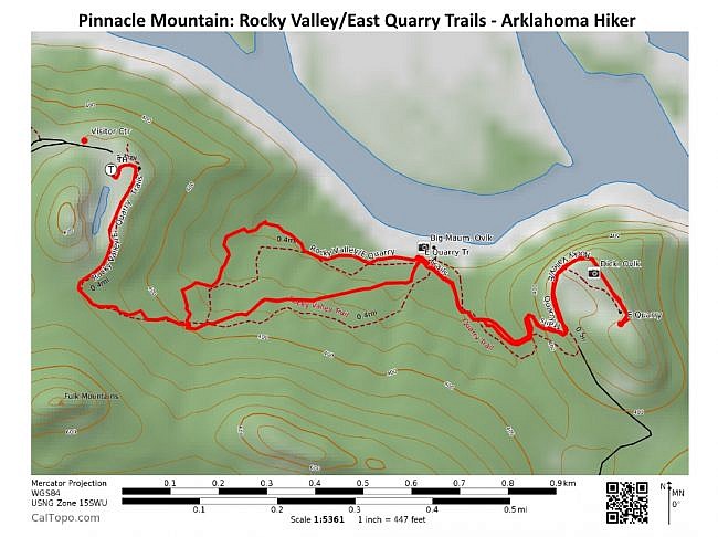 Pinnacle Mountain: Rocky Valley/East Quarry Trails – 3 mi photo