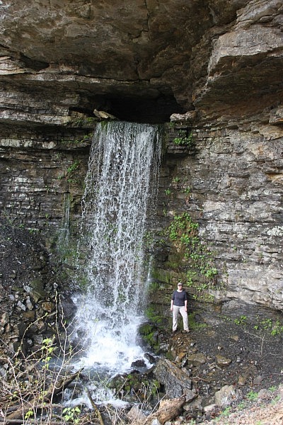 Big Creek Cave Falls (Ozark Forest) photo