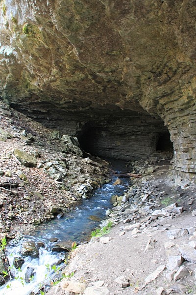 Big Creek Cave Falls (Ozark Forest) photo