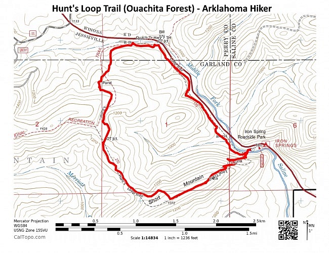 Hunt’s Loop Trail (Ouachita Forest) - 4 mi photo