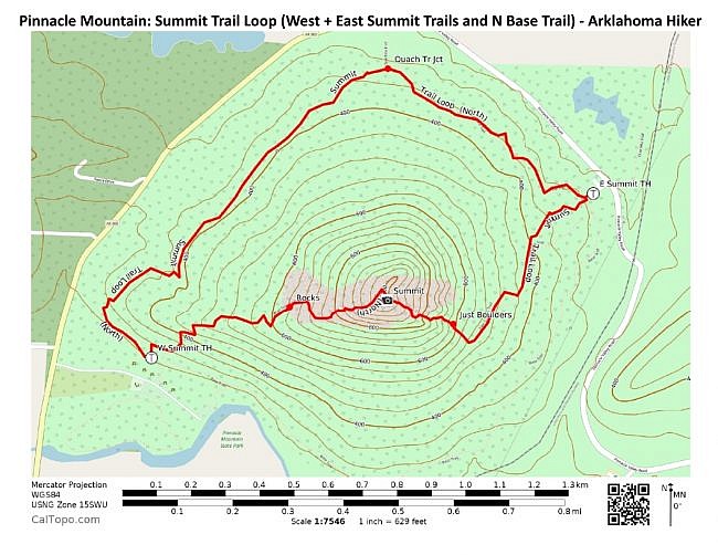 Pinnacle Mountain: Summit Trail Loop - 3 mi photo