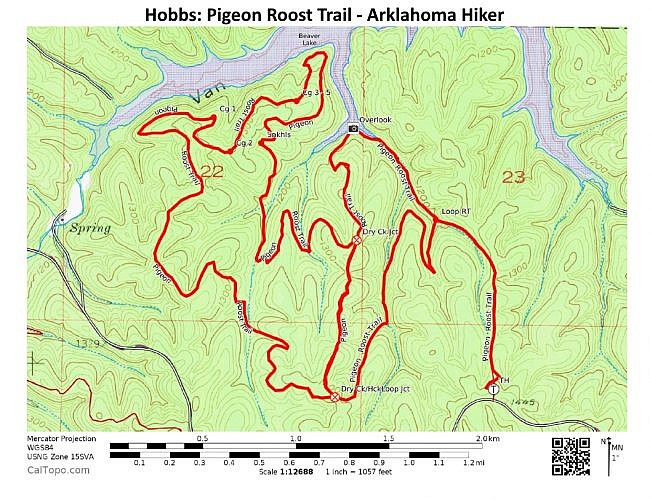 Hobbs: Pigeon Roost Trail - 8 mi photo
