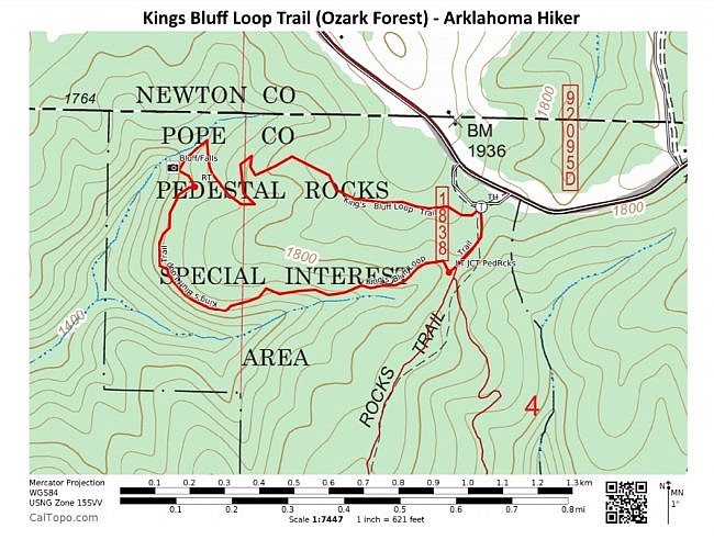 Kings Bluff Loop Trail + Falls (Ozark Forest) - 2 mi photo