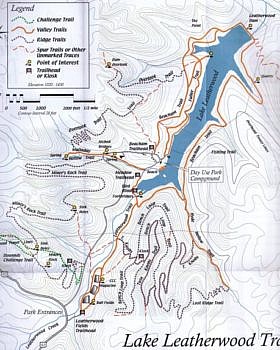 Lake Leatherwood Trail Map | Arklahoma Hiker