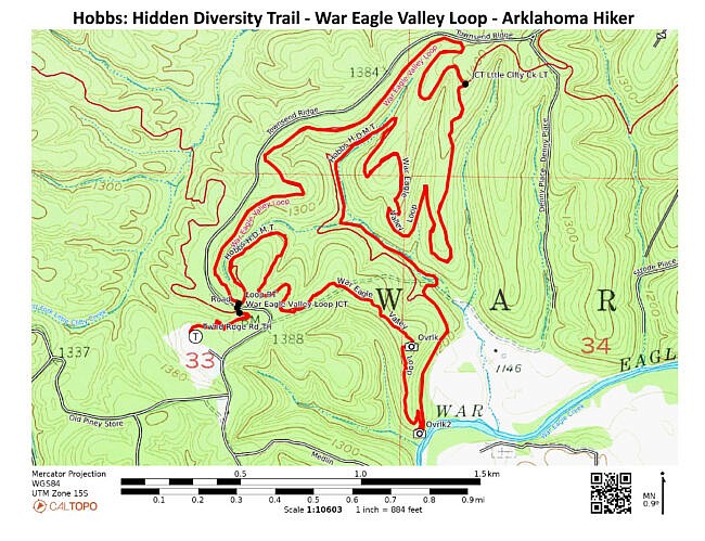 Hobbs: Hidden Diversity – War Eagle Valley Loop – 6 mi photo