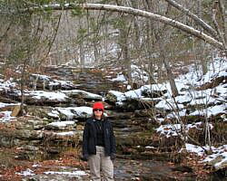 Glory Hole Falls Trail (Ozark Forest) in Winter photo Glory Hole Falls Trail (Ozark Forest) in Winter photo