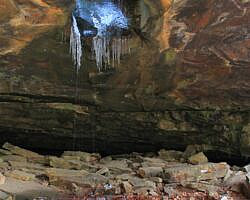 Glory Hole Falls Trail (Ozark Forest) in Winter photo Glory Hole Falls Trail (Ozark Forest) in Winter photo